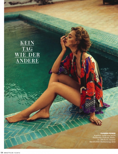 Elise van ’t Zand for Brigitte June 2016, Photographer Frederik Magnuson, Produktion Wiebke Brederhorst 