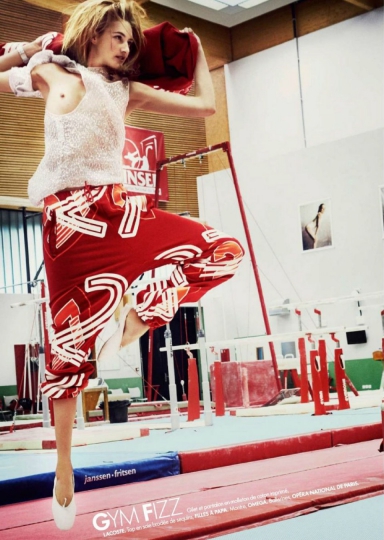 Sanne Vloet for French Elle July 2016 with legendary photographer Arthur Elgort 