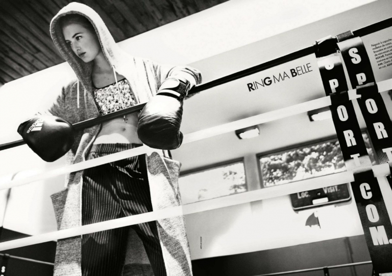 Sanne Vloet for French Elle July 2016 with legendary photographer Arthur Elgort 