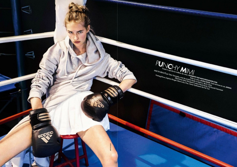 Sanne Vloet for French Elle July 2016 with legendary photographer Arthur Elgort 