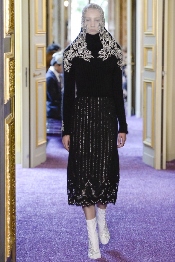 Romy Schönberger Couture shows Fall 2016 Paris Francesco Scognamiglio 