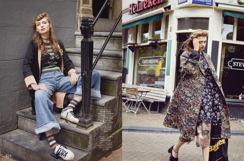 Romy Elema for Dutch Elle September, photographer Carmen kemmink 