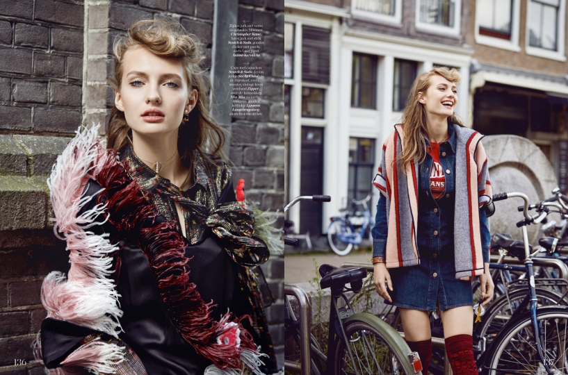 Romy Elema for Dutch Elle September, photographer Carmen kemmink 