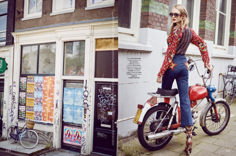 Romy Elema for Dutch Elle September, photographer Carmen kemmink 