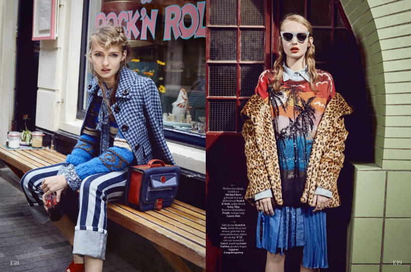 Romy Elema for Dutch Elle September, photographer Carmen kemmink 