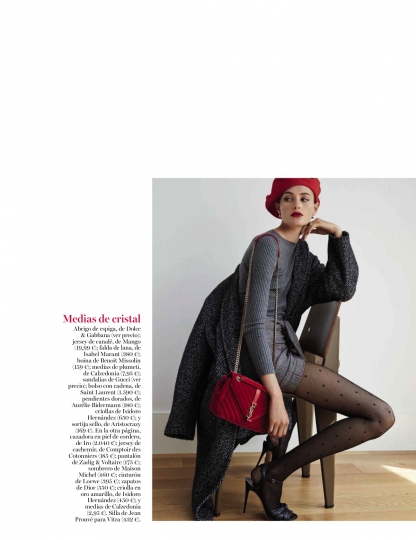 Sanne Vloet for Vogue Spain September 2016, photographer Mónica Suárez de Tangil 