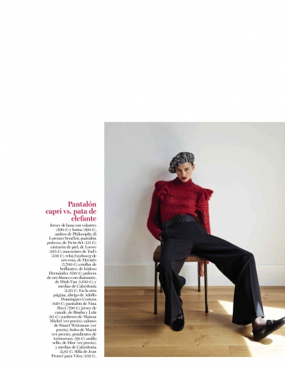 Sanne Vloet for Vogue Spain September 2016, photographer Mónica Suárez de Tangil 