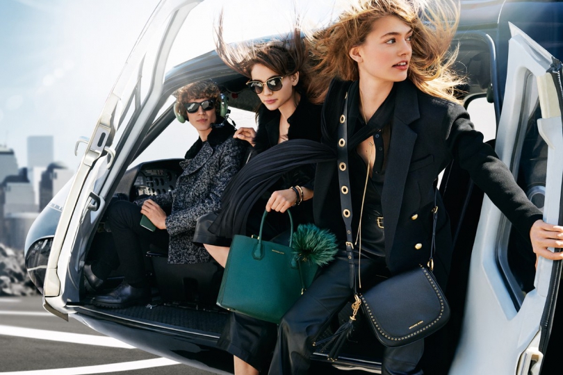 Romy Schönberger Campaign Michael Kors, photographer Mario Testino 