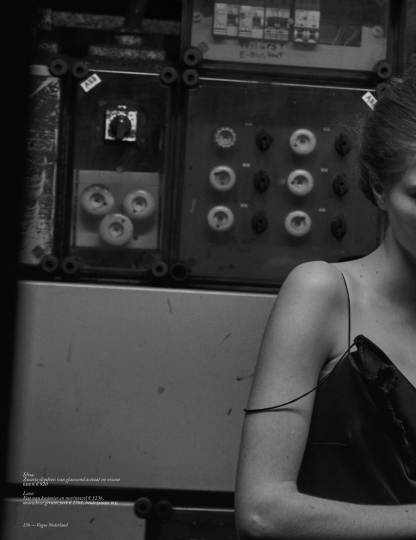 Elisa Hupkes first major story for Dutch Vogue October 2016, photographer Peter Lindbergh, stylist Julia von Boehm, hair Odile Gilbert and make-up Aude Gill 