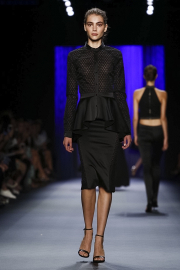 Romy Schönberger shows NY Spring 2017 Oday Shakar