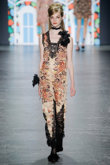 Estella Boersma shows NY Spring 2017 Anna Sui 