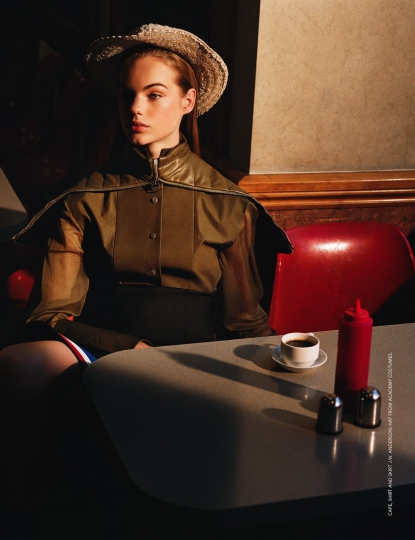 Estella Boersma for i-D Magazine, Photographer Alasdair McLellan, Stylist Benjamin Bruno, Hair Matt Mulhall and Make-up Lunsey Alexander 