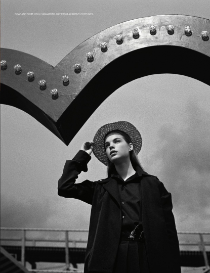 Estella Boersma for i-D Magazine, Photographer Alasdair McLellan, Stylist Benjamin Bruno, Hair Matt Mulhall and Make-up Lunsey Alexander 