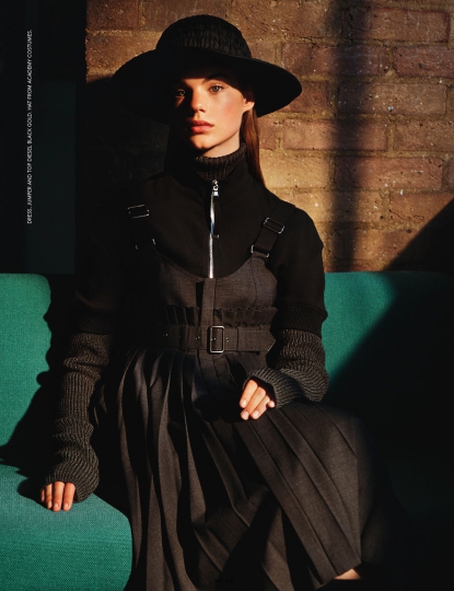 Estella Boersma for i-D Magazine, Photographer Alasdair McLellan, Stylist Benjamin Bruno, Hair Matt Mulhall and Make-up Lunsey Alexander 