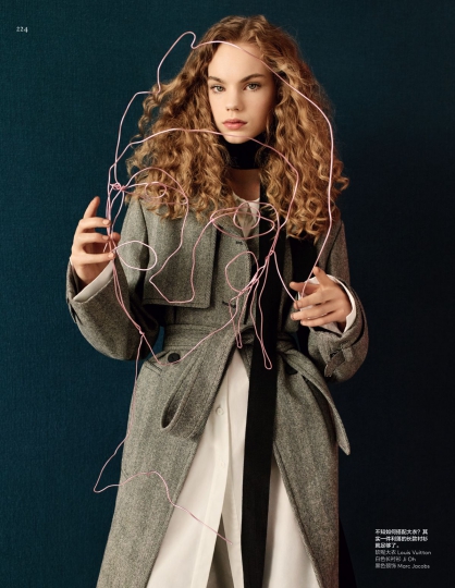 Estella Boersma for Vogue China November 2016, Photographer Ben Toms 