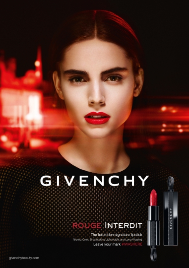Romy Schönberger the new face of Givenchy Beauty, photographer Ben Hassett, styling Melanie Huyn, make-up Abby Martin, hair Christian Eberhard 