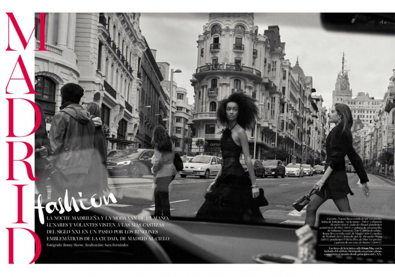 Romy Schönberger for Spanish Vogue December 2016, photographer Benny Horne 