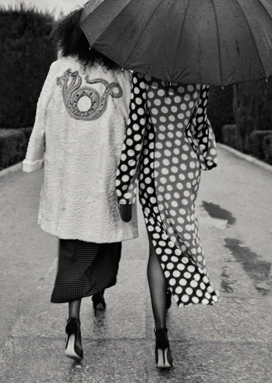 Romy Schönberger for Spanish Vogue December 2016, photographer Benny Horne 