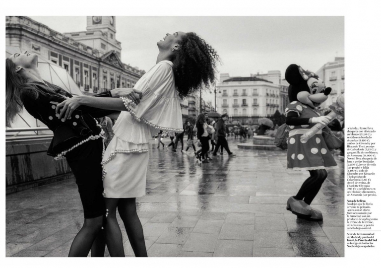 Romy Schönberger for Spanish Vogue December 2016, photographer Benny Horne 