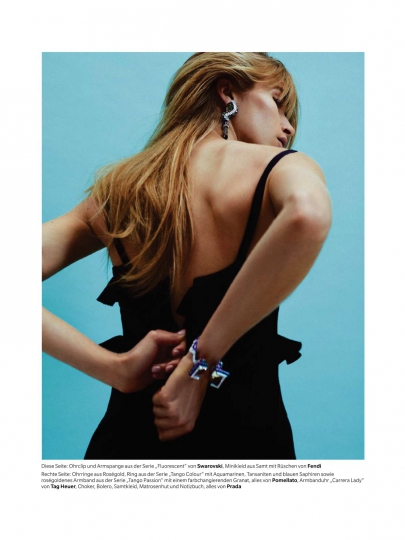 Annemara Post for German Cosmopolitan December 2016, photographer Max von True 