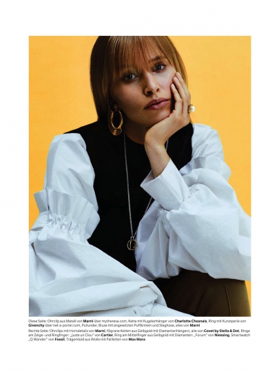 Annemara Post for German Cosmopolitan December 2016, photographer Max von True 