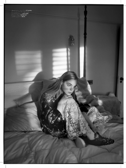 Estella Boersma for Vogue Turkey January 2017, photographer Tom Craig, stylist Konca Aykan, hair Karin bigler, make-up Lotten Holmqvist 