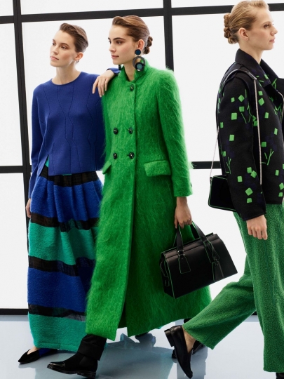 Romy Schönberger for Giorgio Armani Pre-Fall 2017 