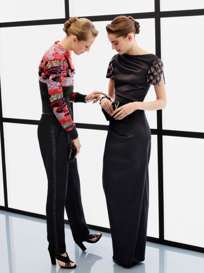 Romy Schönberger for Giorgio Armani Pre-Fall 2017 