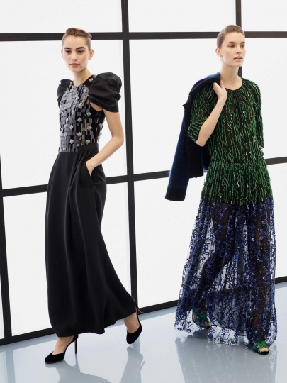 Romy Schönberger for Giorgio Armani Pre-Fall 2017 