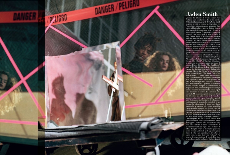 Stunning Estella’s 2th cover in 2017! Vogue Italia January 2017, photographer Bruce Weber, stylist Paul Cavaco, make-up Gucci Westman and hair Orlando Pita 