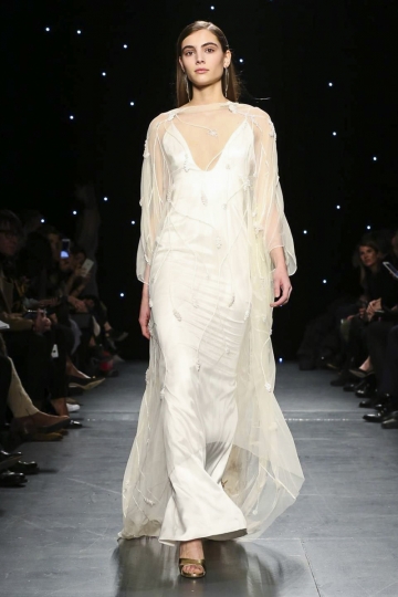 Romy Schönberger for shows Fall/Winter NY 2017 Oday Shakar