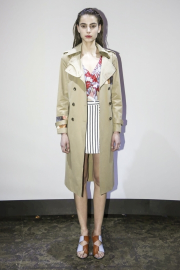 Romy Schönberger for shows Fall/Winter NY 2017 Thakoon