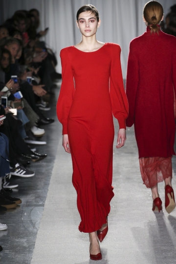 Romy Schönberger for shows Fall/Winter NY 2017 Ryan Roche