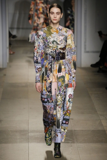 Romy Schönberger shows FW 2017 Londen Erdem