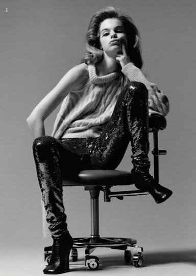 Estella Boersma for Dazed Magazine March 2016, photographer Theo Sion, styling Emma Wyman, hair Gary Gill and makeup Nami Yoshida 