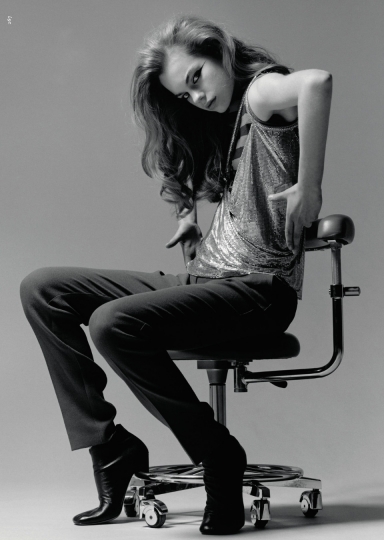 Estella Boersma for Dazed Magazine March 2016, photographer Theo Sion, styling Emma Wyman, hair Gary Gill and makeup Nami Yoshida 