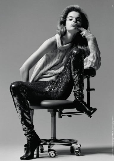 Estella Boersma for Dazed Magazine March 2016, photographer Theo Sion, styling Emma Wyman, hair Gary Gill and makeup Nami Yoshida 