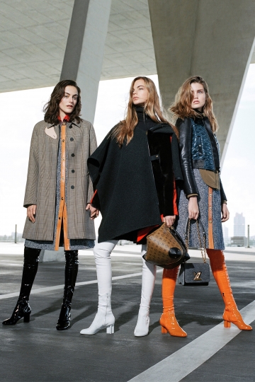 Estella Boersma for Nicolas Ghesquière’s Pre-fall 2017 collection Louis Vuitton, photographer Bruce Weber, styling Marie-Amélie Sauvé, make-up James Kaliardos and hair Paul Hanlon 