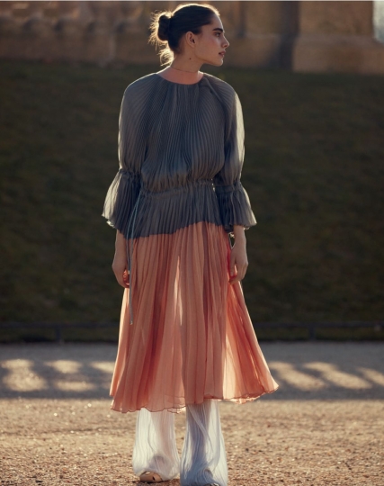 Romy Schönberger for Spanish Vogue March 2017, photographer Daniel Riera, stylist Marina Gallo, hair Peinado Saxon, make=up Karin Westerlund 