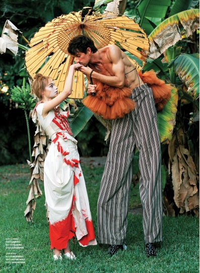 Estella Boersma for V Magazine March 2017, photographer Bruce Weber, stylist Armanda Harlech 