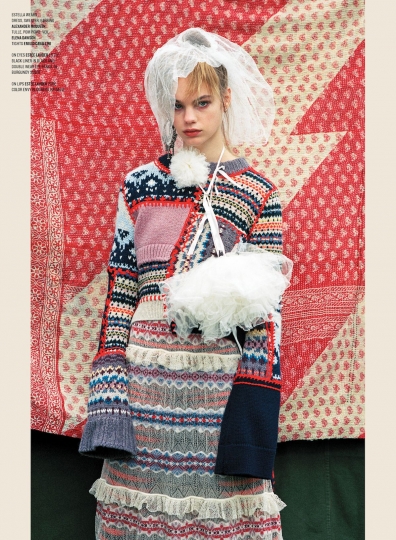 Estella Boersma for V Magazine March 2017, photographer Bruce Weber, stylist Armanda Harlech 