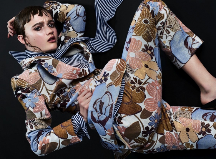 Roos van Eendenburg for Offblackmagazine, photographer Tim Verhallen, styling Alex van der Steen, Hair Magdalena Loza, Make-up Anita Jolles. 