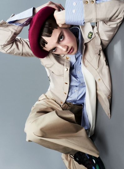 Roos van Eendenburg for Offblackmagazine, photographer Tim Verhallen, styling Alex van der Steen, Hair Magdalena Loza, Make-up Anita Jolles. 