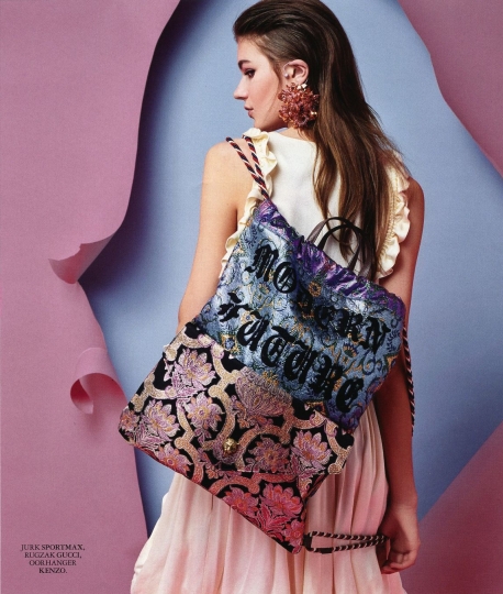 Sophie van Voskuilen for Dutch Grazia April 2017, photographer Martin Sweer, stylinst Anna Sokolowska, hair & make-up Ingrid van Hemert 