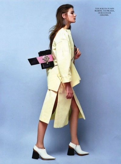 Sophie van Voskuilen for Dutch Grazia April 2017, photographer Martin Sweer, stylinst Anna Sokolowska, hair & make-up Ingrid van Hemert 