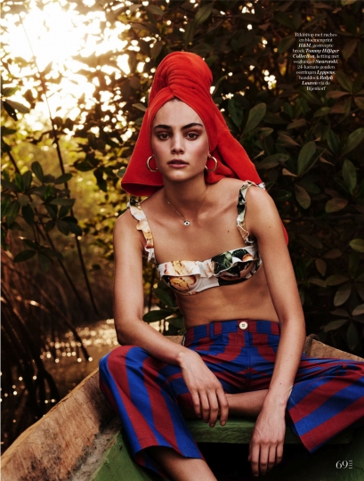 Romy Schönberger for Dutch Elle June 2017, photographer Jeroen W. Mantel, stylist, Thomas Vermeer, hair and make-up Ellen Romeijn 