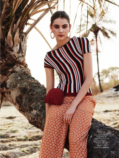 Romy Schönberger for Dutch Elle June 2017, photographer Jeroen W. Mantel, stylist, Thomas Vermeer, hair and make-up Ellen Romeijn 