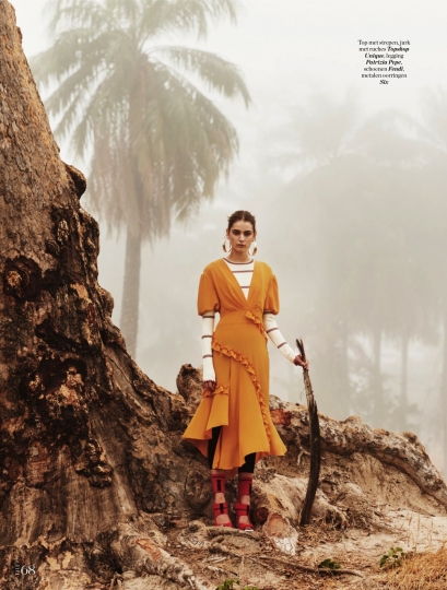 Romy Schönberger for Dutch Elle June 2017, photographer Jeroen W. Mantel, stylist, Thomas Vermeer, hair and make-up Ellen Romeijn 