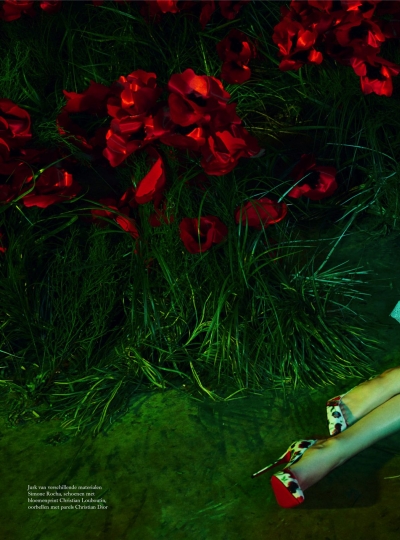 Kim Noorda for Dutch Harpers Bazaar June 2017, photographer Tim Verhallen, stylist Roel Schagen, hair and make-up Magdalena Loza 