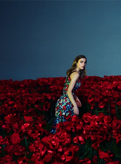 Kim Noorda for Dutch Harpers Bazaar June 2017, photographer Tim Verhallen, stylist Roel Schagen, hair and make-up Magdalena Loza 